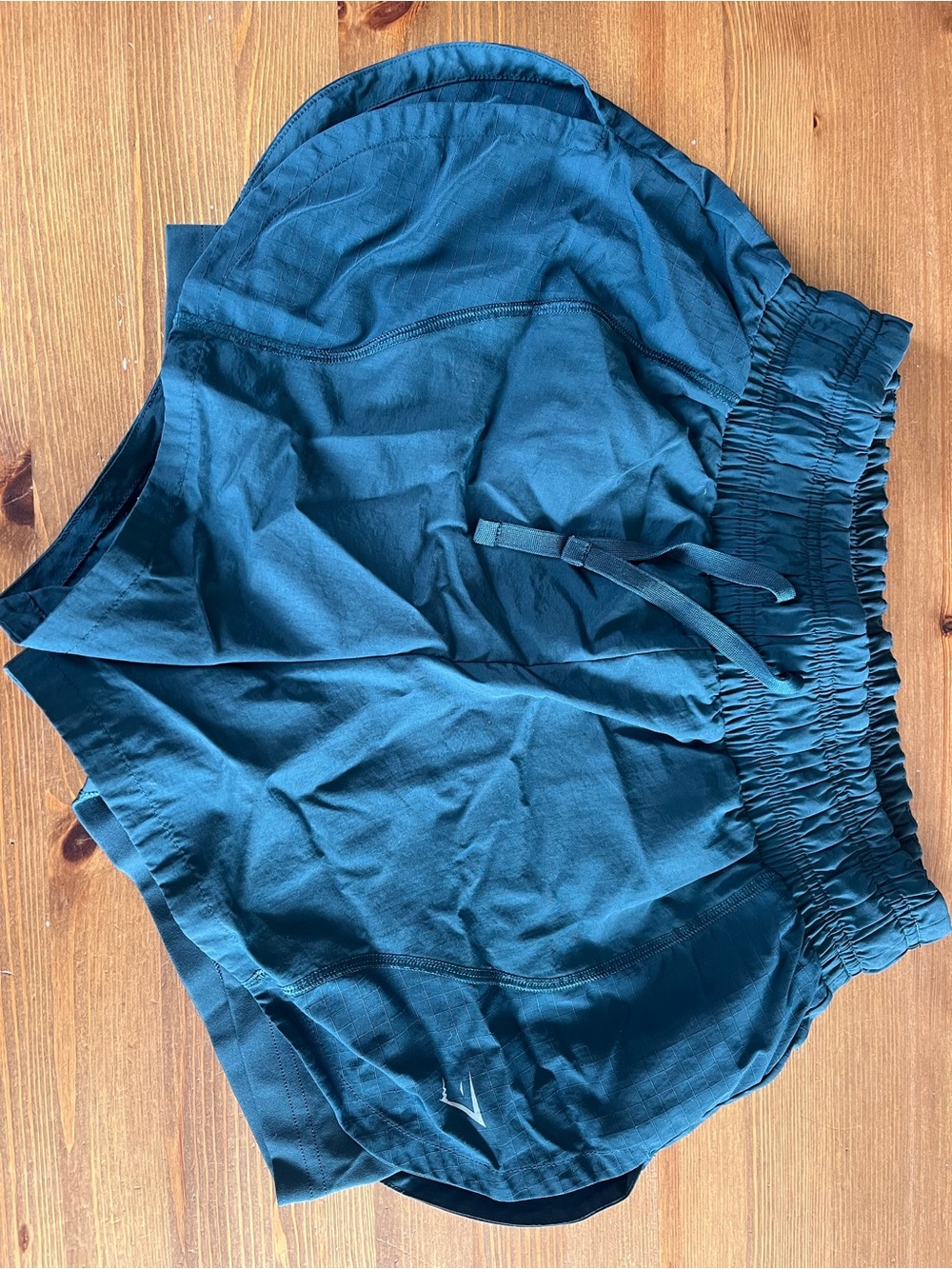 Gymshark Teal Blue High-Waist Training Shorts